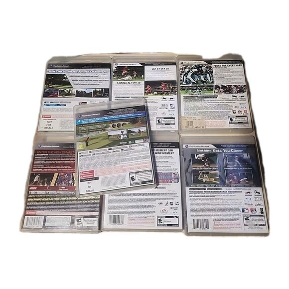 7 PlayStation 3 MLB 09 NHL 11 Tiger Wood Soccer Madden NBA Video Game - Picture 2 of 4